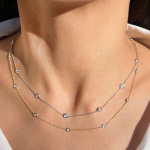 Diamonds by the yard necklace