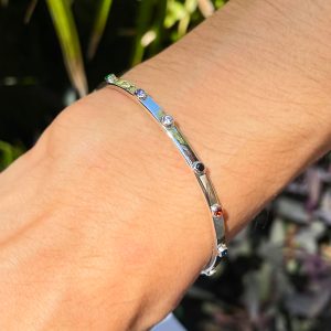 Colored Denarius Bracelet