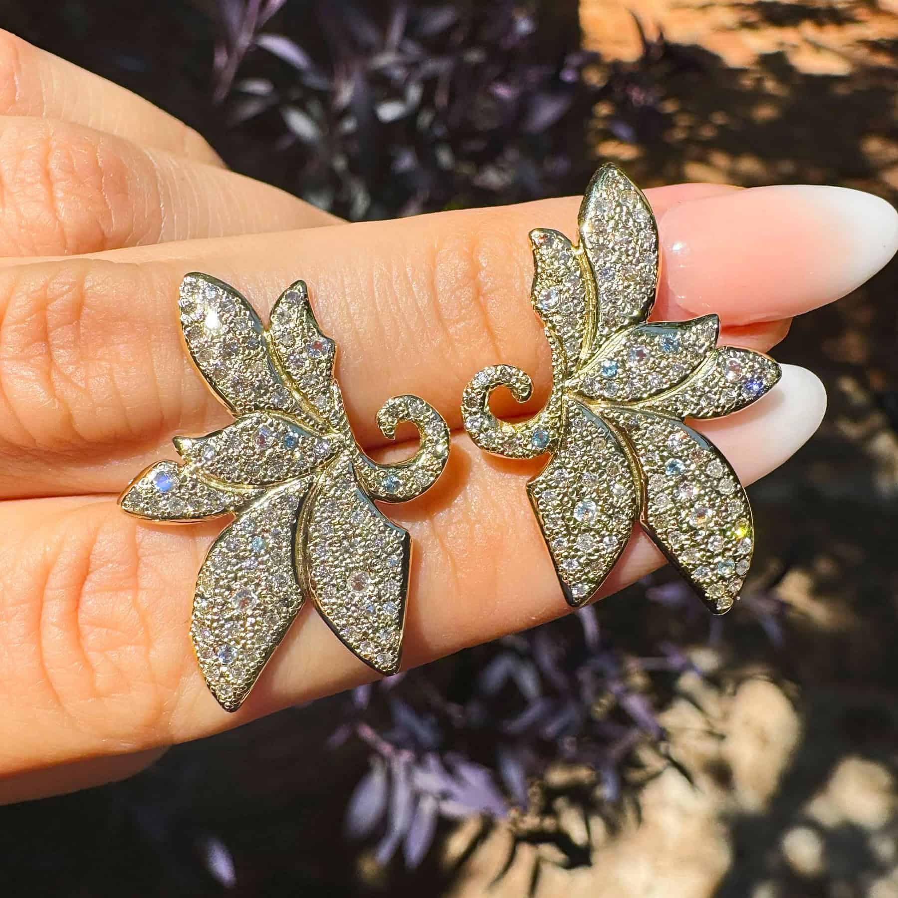 Aros oro y diamantes 01