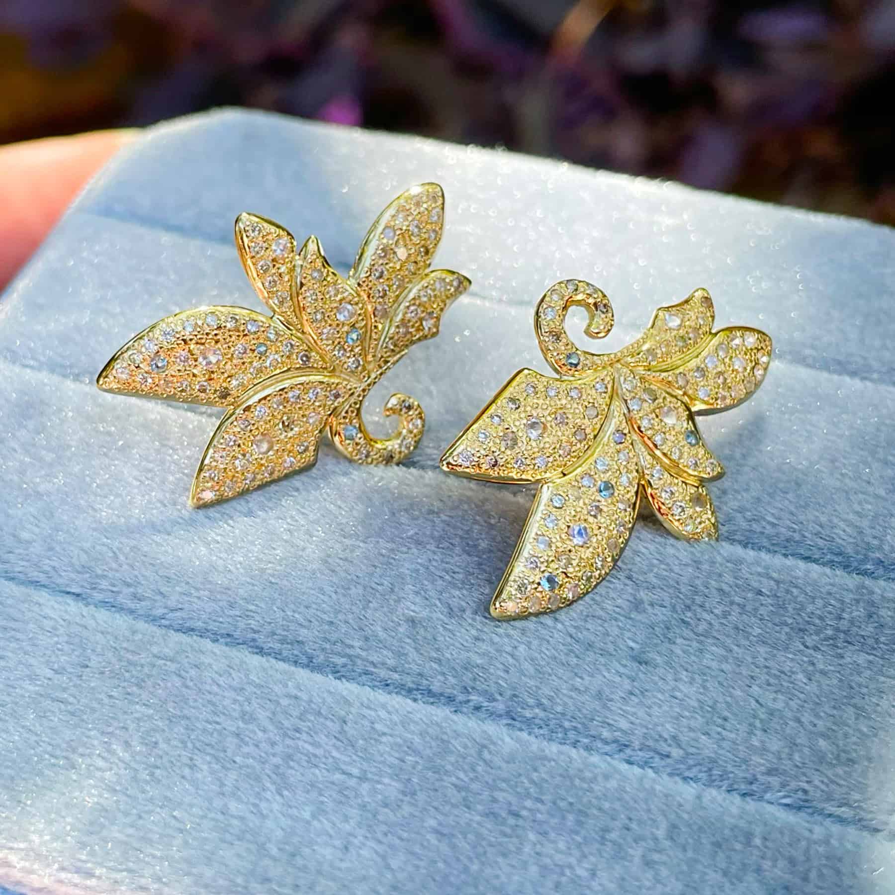 Aros oro y diamantes 06