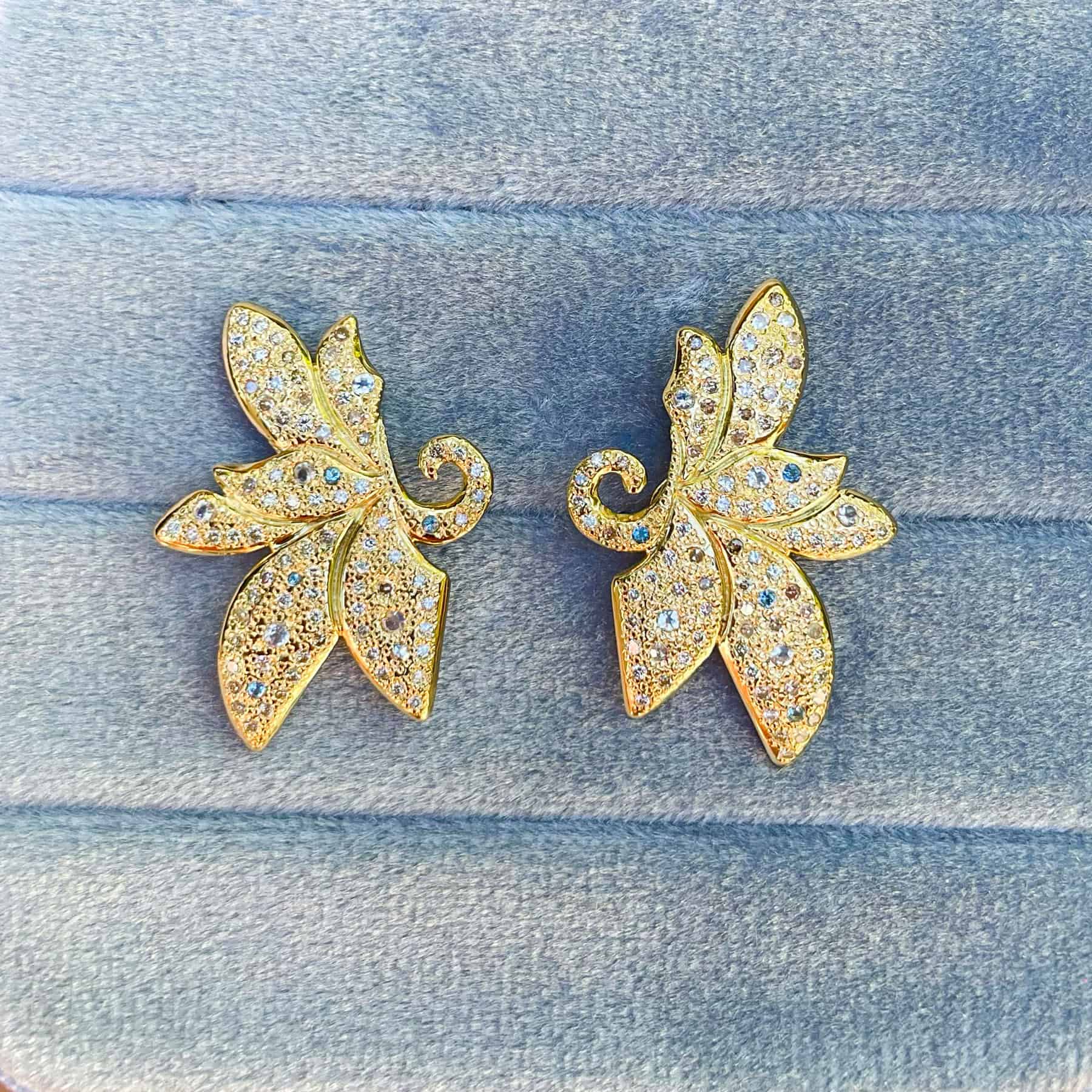 Aros oro y diamantes 07