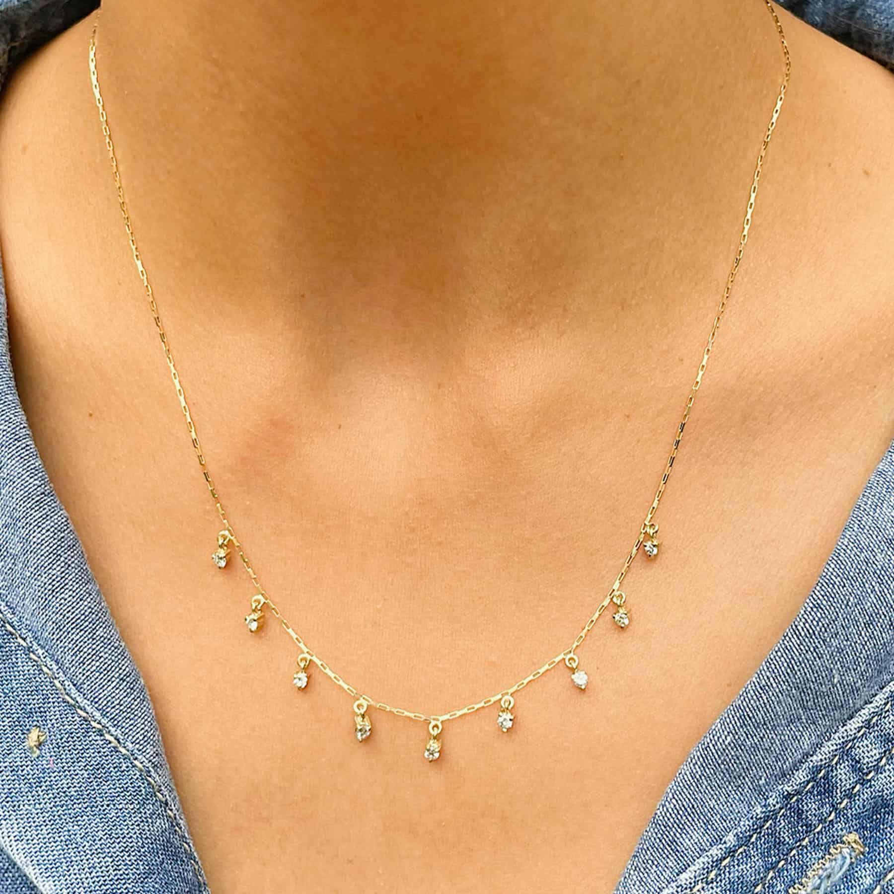 Cadena con diamantes 07