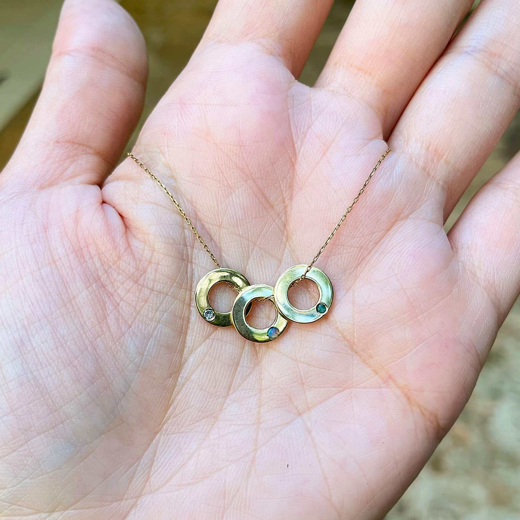 Cadena con argollas 05