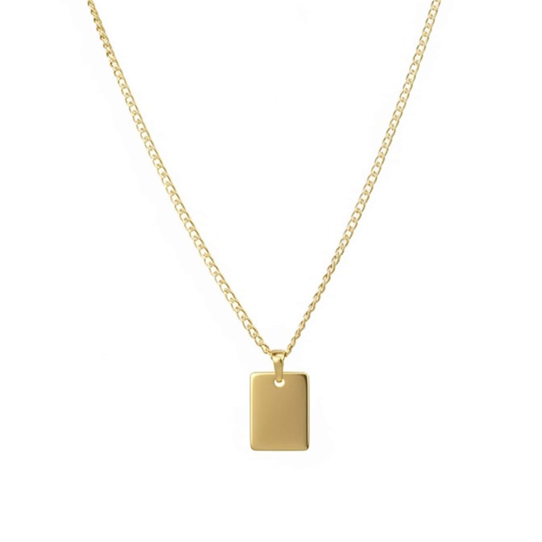 Cadena con placa para hombre 07