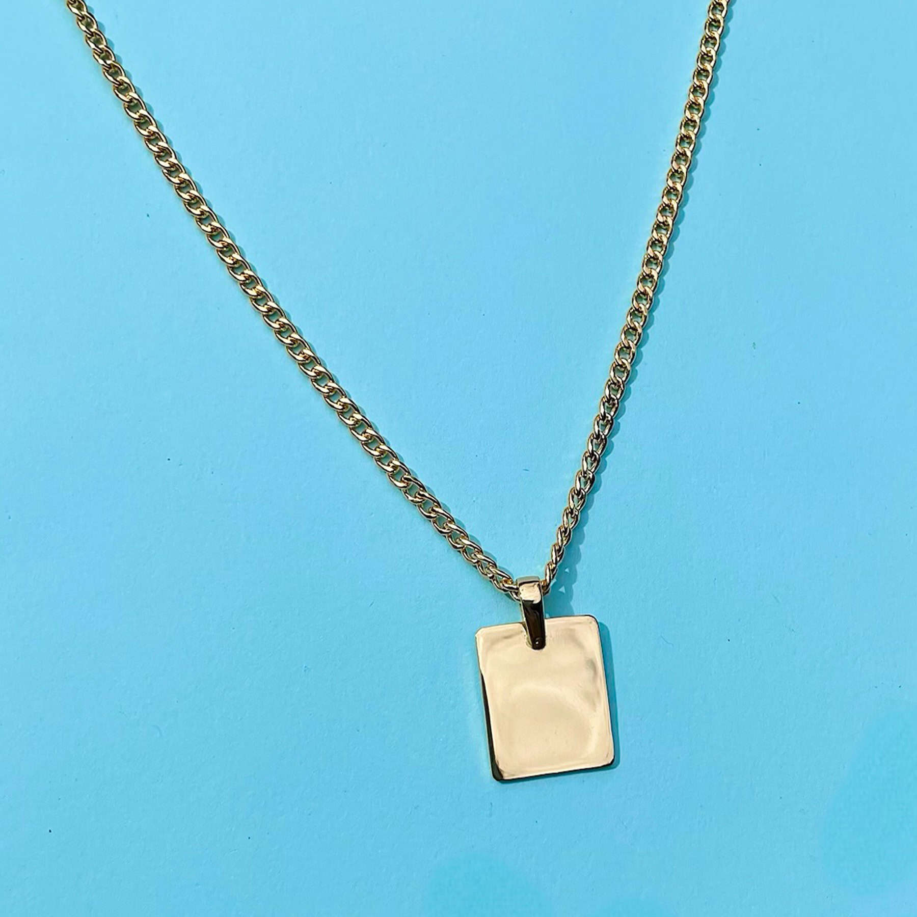 Cadena con placa para hombre 2