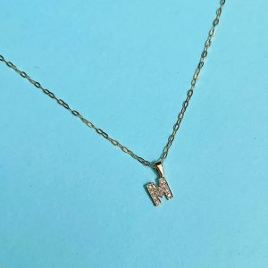 Monogram Mini Choker Diamond Pave