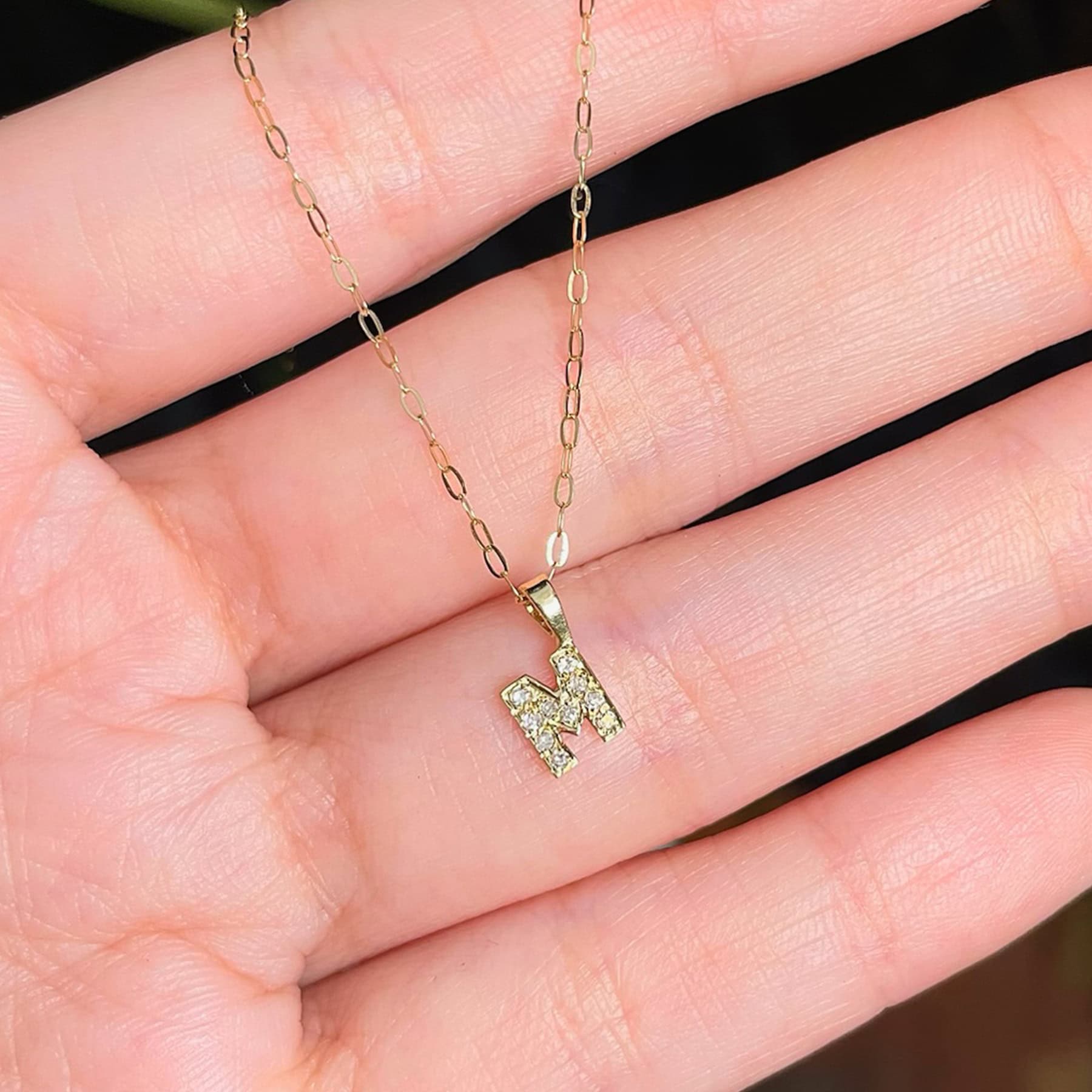 Monogram Pave Choker 02